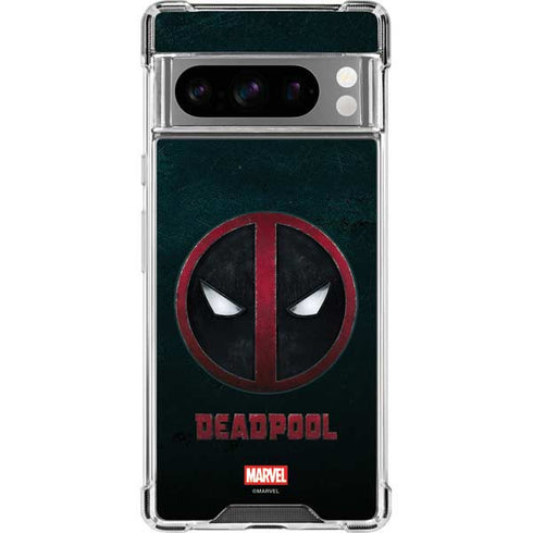 Marvel Deadpool Legacy Deadpool Logo Google Pixel 8 Pro Clear Case